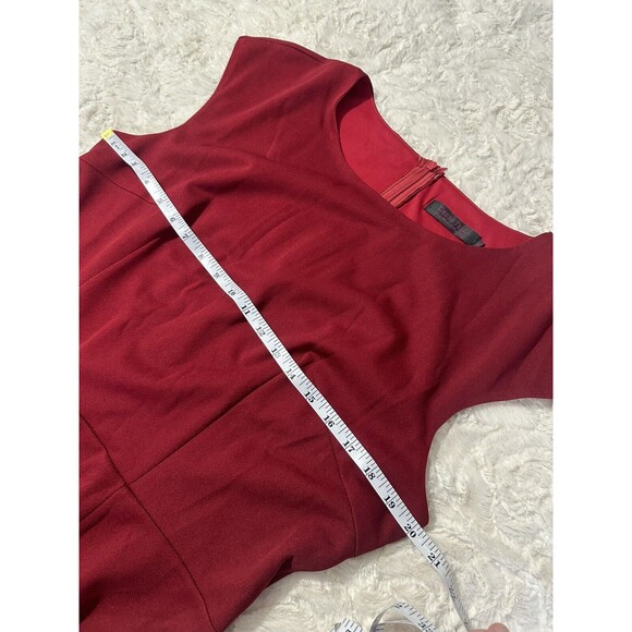 Women Size 2XL Dress Vintage Cocktail Tea Party Dress A-Line Summer Dress Red - Picture 14 of 16